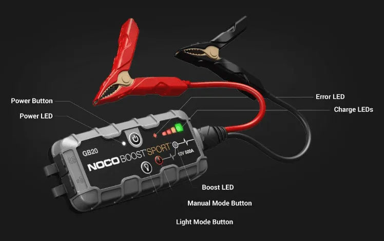Suncoast Marine and Auto offers NOCO Boost Plus Ultrasafe Lithium Jump Starter, 500 Amp, 12V GB20
