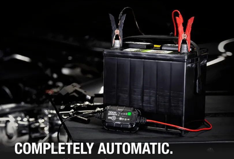 Suncoast Marine and Auto offers NOCO Genius Automatic Portable Battery Charger 2 Amp 6V/12V GENIUS2