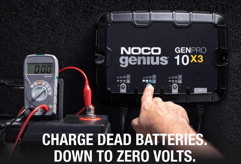 NOCO Genius Onboard Waterproof Marine Battery Charger 30 Amp, 12V, 3-Bank GENPRO10X3 - Suncoast Marine & Auto Supply 