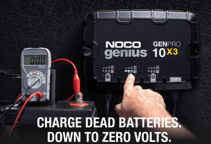 NOCO Genius Onboard Waterproof Marine Battery Charger 30 Amp, 12V, 3-Bank GENPRO10X3 - Suncoast Marine & Auto Supply 