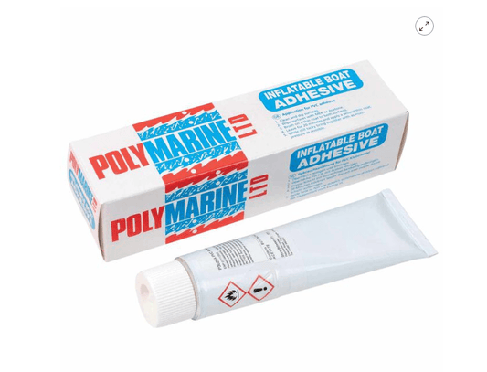 Suncoast Marine and Auto offers POLY MARINE 1-Part PVC Inflatable Boat Adhesive, 70mL Tube (354434)