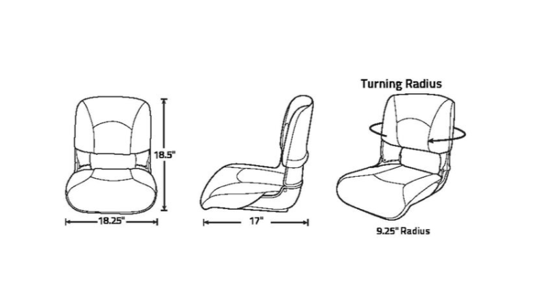 Suncoast Marine and Auto offers TEMPRESS High Back All-Weather Boat Seat & Cushion Combo, White (45616)