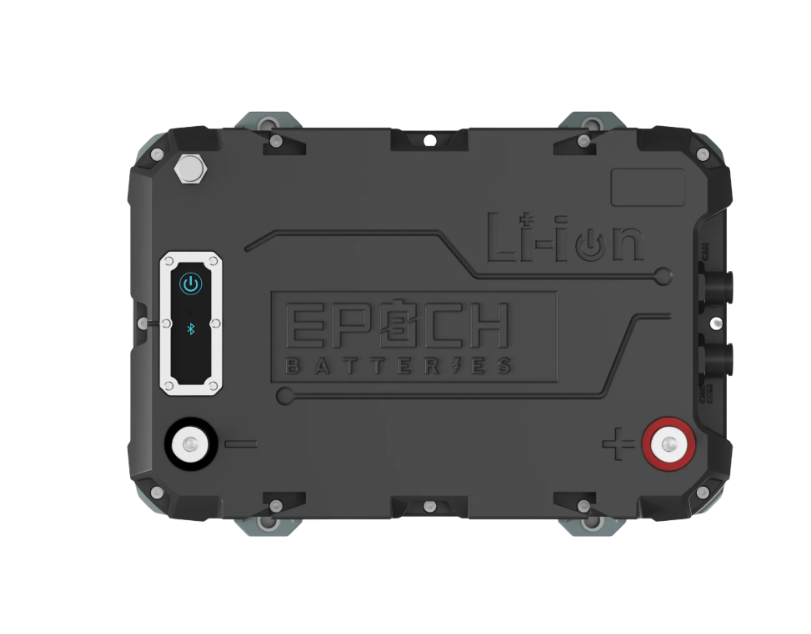 Suncoast Marine and Auto offers Epoch Battery 12V 50Ah LiFePO4 Lithium Battery - Bluetooth, Heating, Waterproof (B1250B)