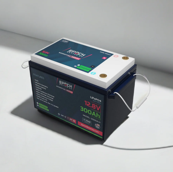 Suncoast Marine and Auto offers Epoch Battery 12V 300Ah Essential Series - Bluetooth & Heated LiFePO4 (12300A-H)