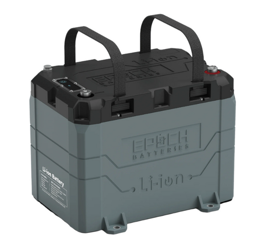 Suncoast Marine and Auto offers Epoch Battery 24V 100Ah LiFePO4 Lithium Battery (B24100A-C)