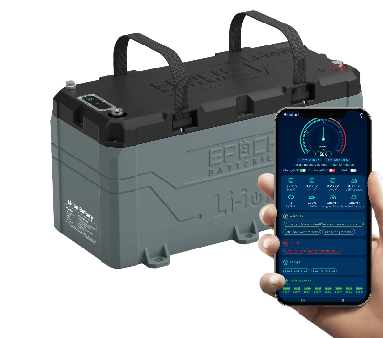 Suncoast Marine and Auto offers Epoch Battery 36V 100Ah LiFePO4 Lithium Battery (B36100A)