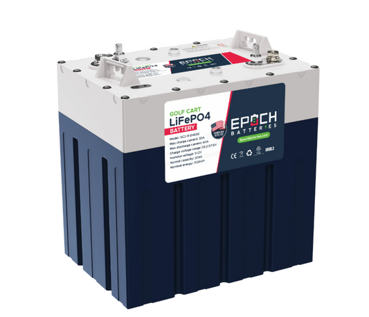 Suncoast Marine and Auto offers Epoch Battery 48V 30Ah GC2 Golf Cart LiFePO4 Lithium Battery (48V-30Ah-GC2 EPOCH)