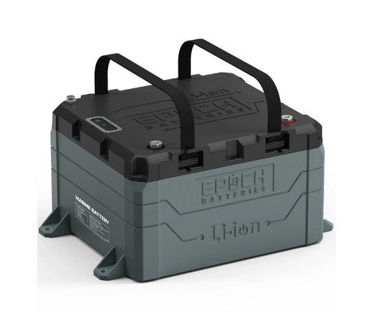 Suncoast Marine and Auto offers Epoch Battery 48V 50Ah LiFePO4 Lithium Battery - Bluetooth, Heating, Waterproof (B4850A)