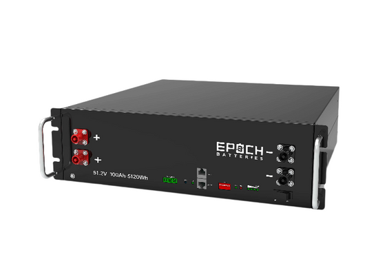 Suncoast Marine and Auto offers Epoch Battery 48V 100Ah 5.12kWh - Self-Heating Server Rack Lithium Battery (SR48100H)