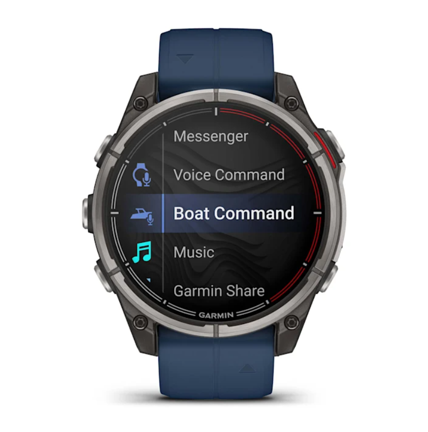 Suncoast Marine and Auto offers Garmin quatix 8 - 47mm AMOLED Marine GPS Smartwatch [010-02904-50]