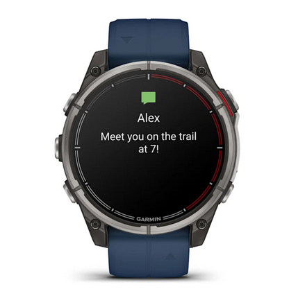 Suncoast Marine and Auto offers Garmin quatix 8 - 47mm AMOLED Marine GPS Smartwatch [010-02904-50]