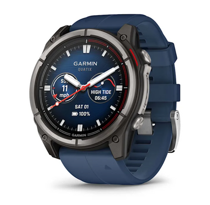 Suncoast Marine and Auto offers Garmin quatix 8 - 51mm AMOLED Marine GPS Smartwatch [010-02905-90]