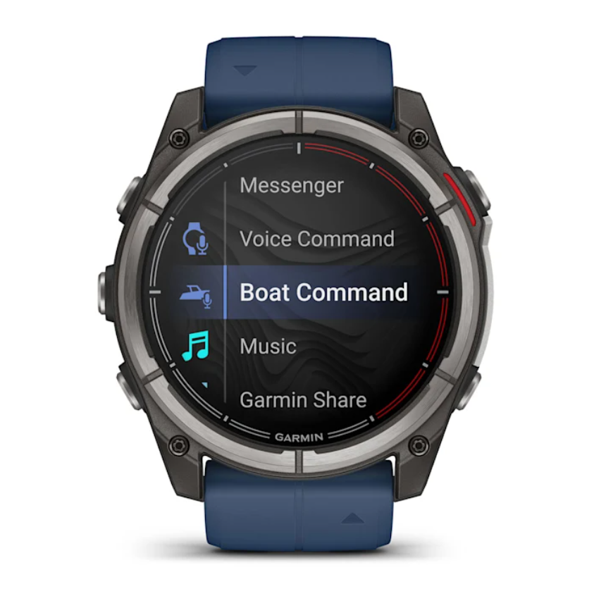Suncoast Marine and Auto offers Garmin quatix 8 - 51mm AMOLED Marine GPS Smartwatch [010-02905-90]