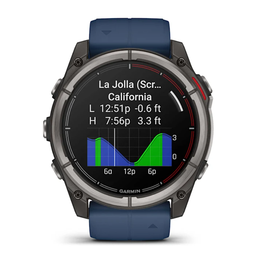Suncoast Marine and Auto offers Garmin quatix 8 - 51mm AMOLED Marine GPS Smartwatch [010-02905-90]