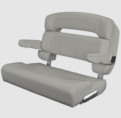 Suncoast Marine and Auto offers TACO MARINE Custom Capri Helm Bench Seat, 36" Capriccio White