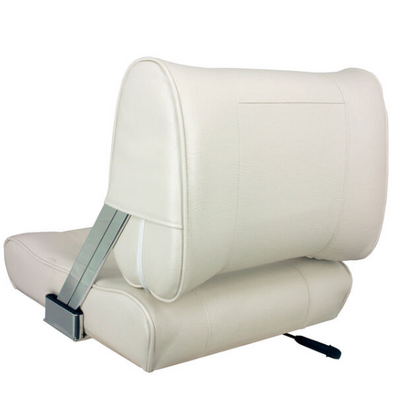 Suncoast Marine and Auto offers SPRINGFIELD White Flip Back Seat with Slide Mount (1042046)