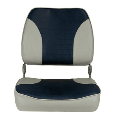 Suncoast Marine and Auto offers SPRINGFIELD Blue and Gray XXL Folding Seat (1040691)