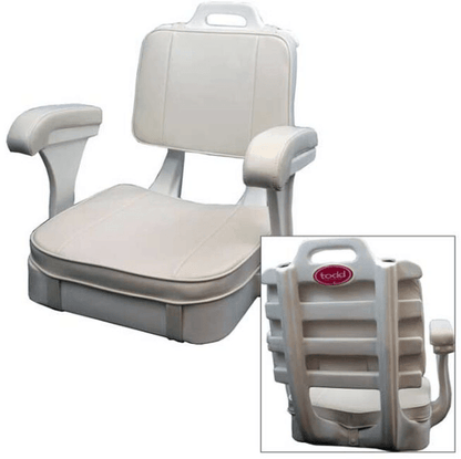 Suncoast Marine and Auto offers TODD Hatteras Ladderback Seat, White (12221487)