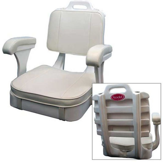 Suncoast Marine and Auto offers TODD Hatteras Ladderback Seat, White (12221487)