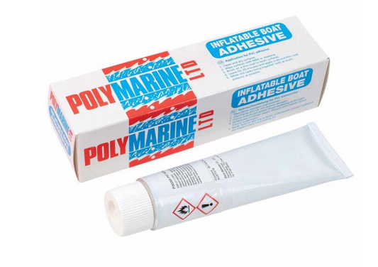 Suncoast Marine and Auto offers POLY MARINE 1-Part PVC Inflatable Boat Adhesive, 70mL Tube (354434)