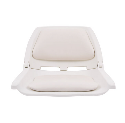 Suncoast Marine and Auto offers WEST MARINE White Folding Molded Boat Seat with White Cushion (75109W)