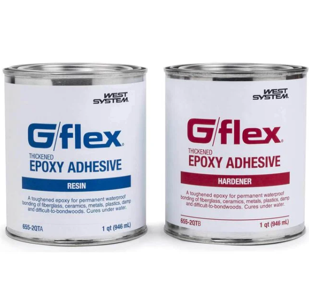 Suncoast Marine and Auto offers WEST SYSTEM G/Flex 655 Thickened Epoxy Adhesive 1 oz. Syringe (655-1)