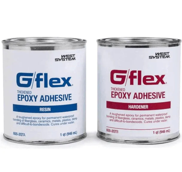 Suncoast Marine and Auto offers WEST SYSTEM G/flex Epoxy Adhesive Resin, 4.7 gallons (655-CR)