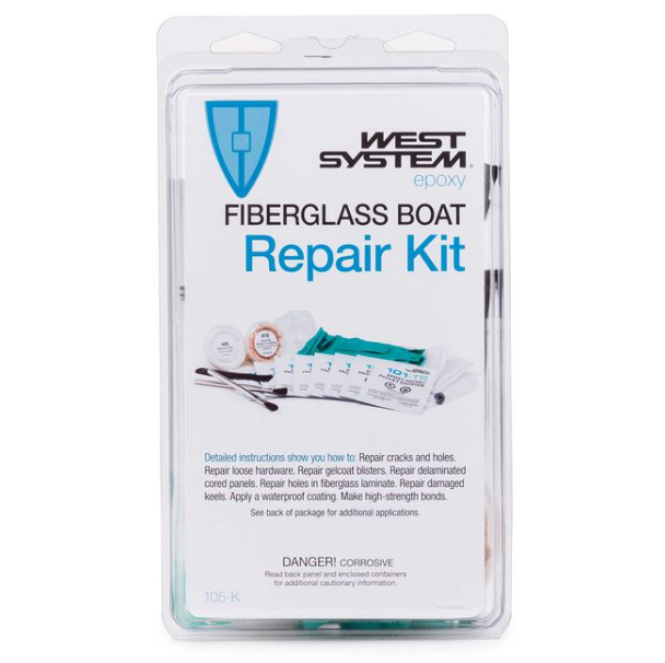 Suncoast Marine and Auto offers WEST SYSTEM #105 Fiberglass Boat Repair Kit (105-K)