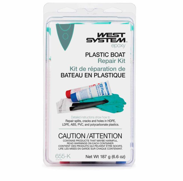 Suncoast Marine and Auto offers WEST SYSTEM G/flex #655 Plastic Boat Repair Kit (655-K)