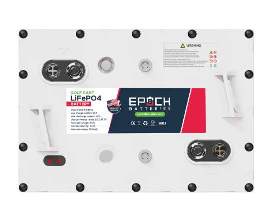 Suncoast Marine and Auto offers Epoch Batteries 48V 60Ah GC2 - Golf Cart LiFePO4 Lithium Battery (48V-60Ah-GC2-Kit)