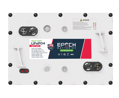 Suncoast Marine and Auto offers Epoch Batteries 48V 60Ah GC2 - Golf Cart LiFePO4 Lithium Battery (48V-60Ah-GC2-Kit)