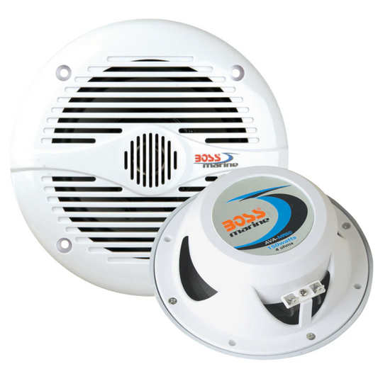 Boss Audio MR60 6.5" Round Speakers - White - Pair [MR60]