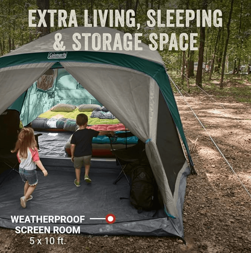 Suncoast Marine and Auto offers Coleman 12-Person Skydome Camping Tent w/Screen Room - Evergreen [2207381]