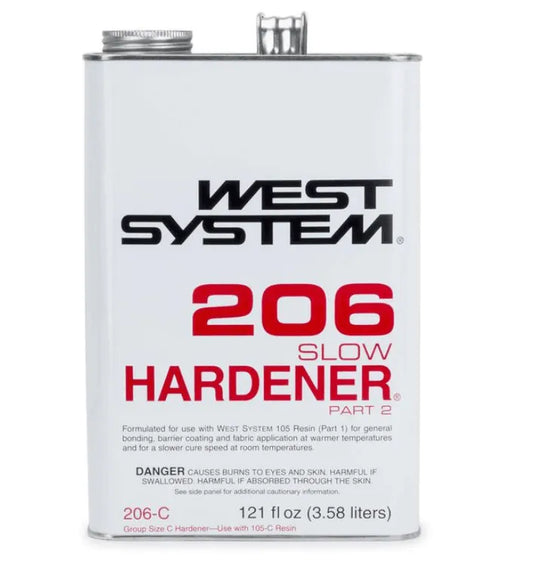 WEST SYSTEM #206 Slow Hardener, 121 fl. oz. (206-C) - Suncoast Marine & Auto Supply 
