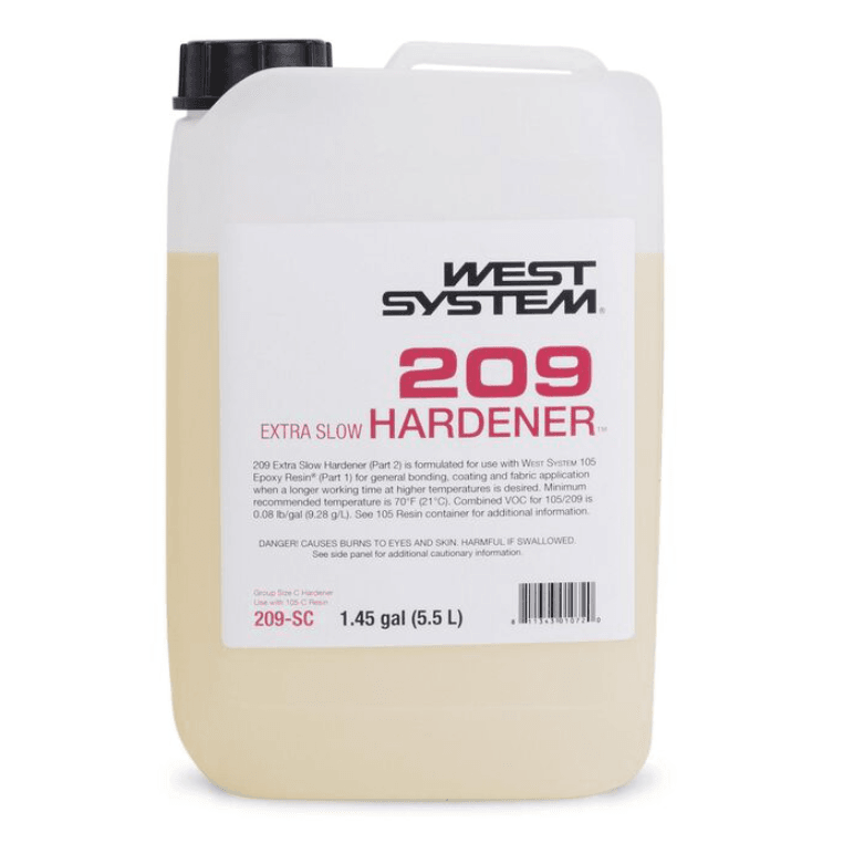 Suncoast Marine and Auto offers WEST SYSTEM Extra Slow Hardener, 1.45 gallons (209-SC)