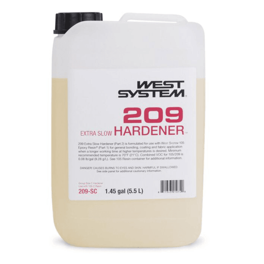 Suncoast Marine and Auto offers WEST SYSTEM Extra Slow Hardener, 1.45 gallons (209-SC)