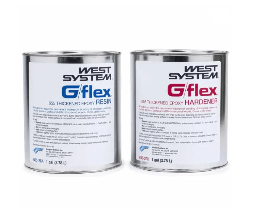 Suncoast Marine and Auto offers WEST SYSTEM G/flex Epoxy Adhesive, 2 gallons (655-2G)