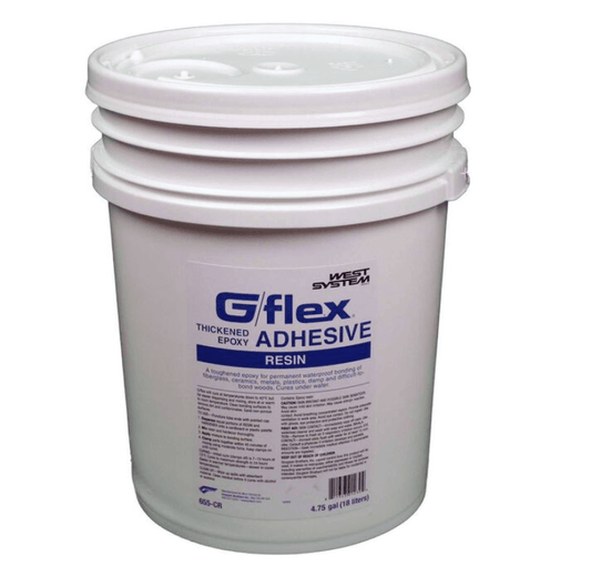 Suncoast Marine and Auto offers WEST SYSTEM G/flex Epoxy Adhesive Resin, 4.7 gallons (655-CR)