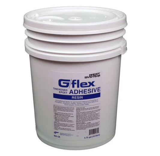 Suncoast Marine and Auto offers WEST SYSTEM G/flex Epoxy Adhesive Resin, 4.7 gallons (655-CR)