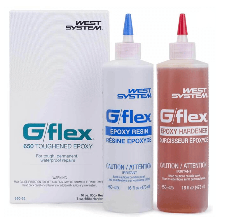 Suncoast Marine and Auto offers West System G/flex Liquid Epoxy, Resin and Hardener, (2) 16 oz. (650-32)