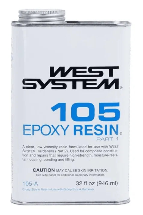 WEST SYSTEM #105 Part 1 Epoxy Resin, 1 quart (105-A) - Suncoast Marine & Auto Supply 