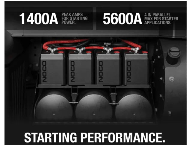 Suncoast Marine and Auto offers NOCO 12V 100Ah 12V Lithium-Ion LiFePO4 Dual-Purpose Battery NLX27