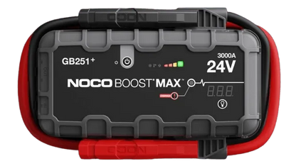 Suncoast Marine and Auto offers NOCO Boost Max 3000 Amp 24V UltraSafe Portable Lithium Jump Starter Kit GB251+