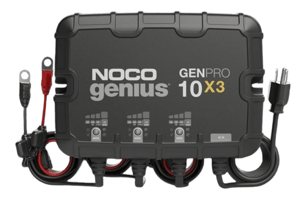 NOCO Genius Onboard Waterproof Marine Battery Charger 30 Amp, 12V, 3-Bank GENPRO10X3 - Suncoast Marine & Auto Supply 
