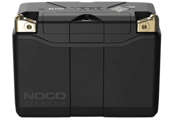 Suncoast Marine and Auto offers NOCO Lithium 12V Lithium Powersport Battery Group 20 battery 7Ah and 600-amps NLP20