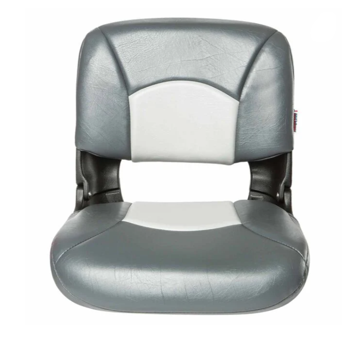 Suncoast Marine and Auto offers TEMPRESS All-Weather Folding Boat Seat, High Back, Charcoal/Gray (45608)