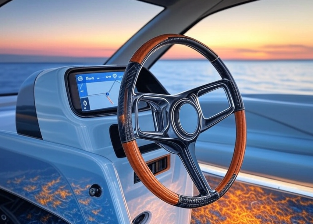 Equip your vessel with rub rails, mounts, and steering wheels from Schmitt, Whitecap, and more. Durable gear for every journey!