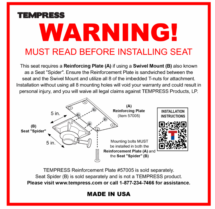Suncoast Marine and Auto offers Tempress ProBax® Captain Boat Seat with Arms, White & Gray (68355)