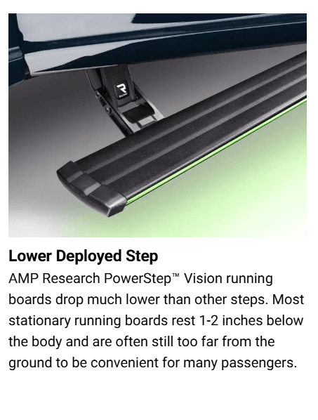 Suncoast Marine and Auto offers AMP Research Powerstep Vision 22 for Toyota Tundra 2022-24 with Mount Kit (96338-01A)