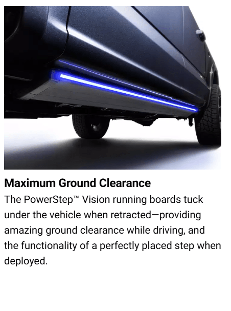 Suncoast Marine and Auto offers AMP Research Powerstep Vision 22 for Toyota Tundra 2022-24 with Mount Kit (96338-01A)